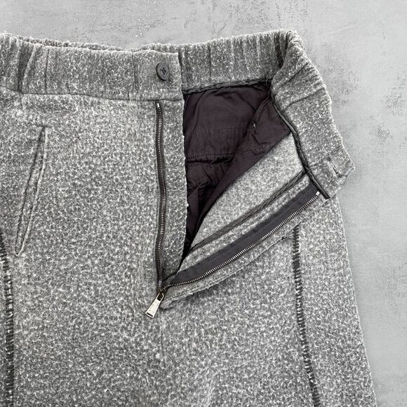 10sei0otto - Dieciseizerootto Felted Wool Drop Crotch Pants Fits Men's XS-S - Picture 4 of 9